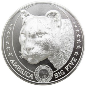 2023 Fiji Silver Mountain Lion 1oz UHR Coin in OGP 2023 Fiji Silver Mountain Lion 1oz UHR Coin in OGP