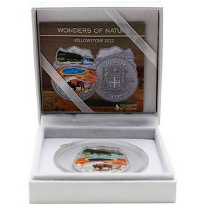 2022 Fiji Silver Yellowstone National Park Colorized 1oz Coin in OGP 2022 Fiji Silver Yellowstone National Park Colorized 1oz Coin in OGP
