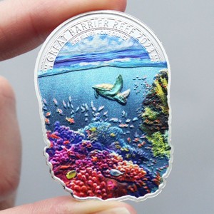 2023 Fiji Silver Great Barrier Reef Colorized 1oz Coin in OGP 2023 Fiji Silver Great Barrier Reef Colorized 1oz Coin in OGP