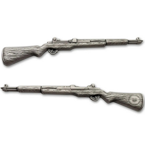 2024 Silver History's Greatest Firearms Series "M1 Garand" Rifle 2oz Antiqued UHR Coin 2024 Silver History's Greatest Firearms Series "M1 Garand" Rifle 2oz Antiqued UHR Coin