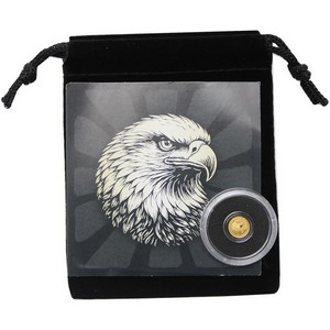 2026 50c NIUE 1/500oz Gold Bald Eagle Prooflike Coin in Velvet Pouch 2026 50c NIUE 1/500oz Gold Bald Eagle Prooflike Coin in Velvet Pouch
