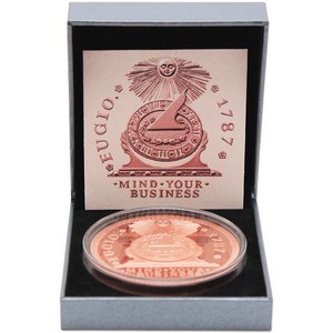 2026 $1 Liberia 5oz Copper Fugio Prooflike Coin OGP