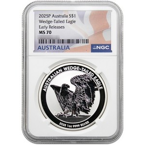 オーストラリア 2015年 ＄1 ウェッジテイルイーグル PCGS MS70 1 oz Australian Wedge Tail Eagle Silver Coin MS70 l JM Bullion™