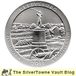 2011 P Gettysburg 5oz Silver Coins Now Available 2011 P Gettysburg 5oz Silver Coins Now Available