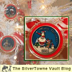 Tis the Season…for Beautiful Christmas Medallions and Bars from SilverTowne Tis the Season…for Beautiful Christmas Medallions and Bars from SilverTowne