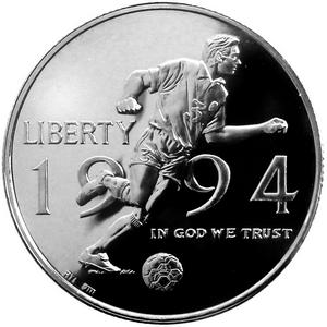 1994 P World Cup Half Dollar PF Coin 1994 P World Cup Half Dollar PF Coin