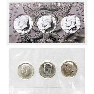 US Special Mint Set Kennedy Half Dollar Trio in BU Condition US Special Mint Set Kennedy Half Dollar Trio in BU Condition