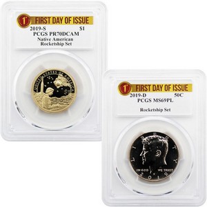 2019 Rocketship Set PL70/69 FDI PCGS 1st Label