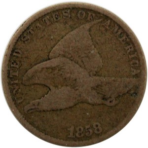1858 Flying Eagle Cent F/VF Condition
