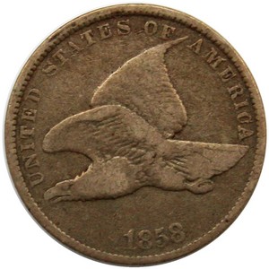 1858 Flying Eagle Cent G/VG Condition 1858 Flying Eagle Cent G/VG Condition