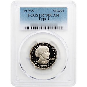 1979 S Susan B Anthony Dollar Proof PR70 DCAM PCGS Type 2