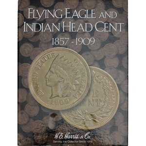 (1890-1909)* Indian Head Cent Set in Tri-Fold Album (1890-1909)* Indian Head Cent Set in Tri-Fold Album