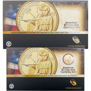 2014 D Native American Dollar Coin and Currency Set In OGP 2014 D Native American Dollar Coin and Currency Set In OGP