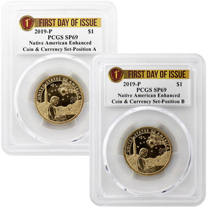 2019 P Native American Dollar SP69 Enhanced Finish FDI PCGS FDI Label 2019 P Native American Dollar SP69 Enhanced Finish FDI PCGS FDI Label