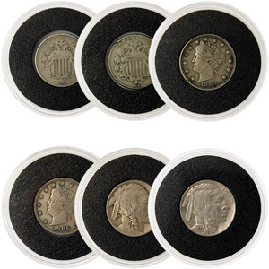 First Year Blunders of the US Nickels 6pc