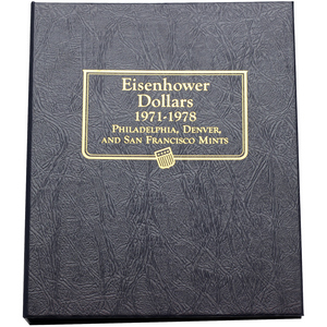 1971-1978 Complete Eisenhower Dollar Set in Whitman Album 1971-1978 Complete Eisenhower Dollar Set in Whitman Album