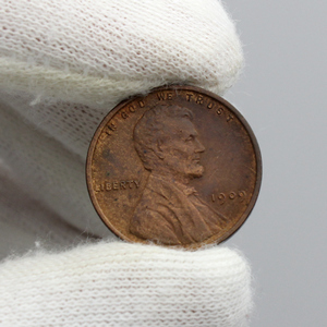 1909 Lincoln Cent Wheat Reverse Brown BU Condition