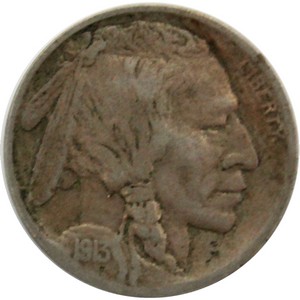 1913 Buffalo Nickel Type 1 G/VG Condition 1913 Buffalo Nickel Type 1 G/VG Condition