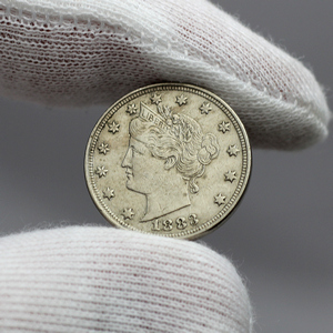 1883 Liberty V - Nickel Without Cents XF/AU Condition 1883 Liberty V - Nickel Without Cents XF/AU Condition