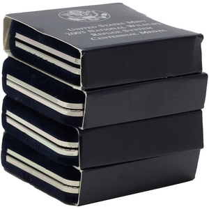 2003 US Mint National Wildlife Refuge System Centennial 4pc Proof Medal Set