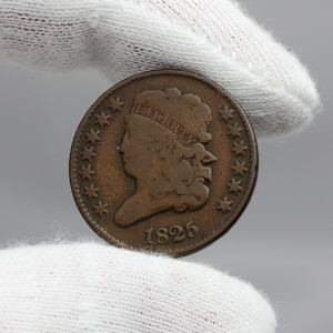 1825 Half Cent G/VG Condition 1825 Half Cent G/VG Condition