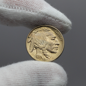 1937 S Buffalo Nickel BU Condition