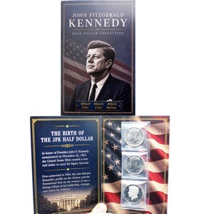 2024 P,D, & S Proof Kennedy Half Dollars with Informational Folder 2024 P,D, & S Proof Kennedy Half Dollars with Informational Folder