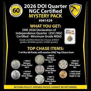 2026 Revolutionary War Quarter NGC Certified Mystery Pack #040101