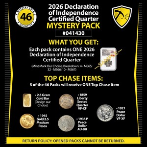 2026 Revolutionary War Quarter NGC Certified Mystery Pack #040101
