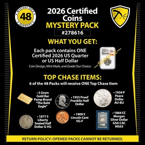 2026 Certified Coins Mystery Pack #278616