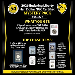 2026 Enduring Liberty Half Dollar NGC Certified Mystery Pack #058277