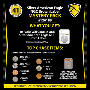 Certified SAE NGC Brown Label Mystery Pack #126188