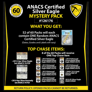 Random ANACS Certified SAE Mystery Pack #126176
