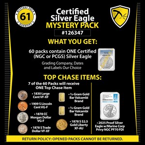 Certified Silver Eagle Mystery Pack #126347