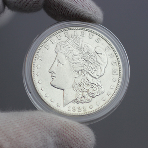 1921 S Morgan Silver Dollar AU/BU Condition 1921 S Morgan Silver Dollar AU/BU Condition