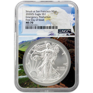 2011 S $1 American Silver Eagle NGC MS69 San Francisco Core 