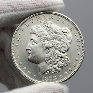 1878 8TF Morgan Silver Dollar AU/BU Condition