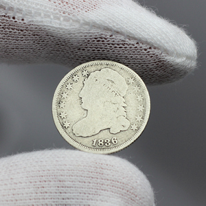 1836 Capped Bust Dime in G/VG Condition 1836 Capped Bust Dime in G/VG Condition