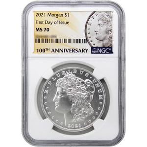 2021 Morgan Silver Dollar MS70 FDI NGC Centennial Label 2021 Morgan Silver Dollar MS70 FDI NGC Centennial Label
