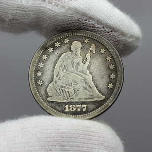 1877 Liberty Seated Quarter G/VG Condition 1877 Liberty Seated Quarter G/VG Condition