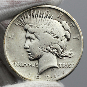1921 Peace Dollar Silver VG/F Condition