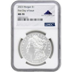 2023 Morgan Silver Dollar MS70 FDI NGC Folds of Honor 2023 Morgan Silver Dollar MS70 FDI NGC Folds of Honor