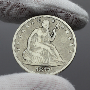 1877 Liberty Seated Half Dollar G/VG Condition 1877 Liberty Seated Half Dollar G/VG Condition