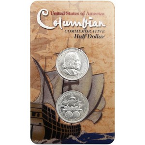 1892-1893 Columbian Commemorative Half Dollars 2 Coin Set 1892-1893 Columbian Commemorative Half Dollars 2 Coin Set
