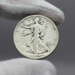 1933 S Silver Walking Liberty Half Dollar G/VG Condition 1933 S Silver Walking Liberty Half Dollar G/VG Condition