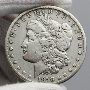 1878 CC Morgan Silver Dollar VG/VF Condition