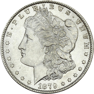 1879 S Morgan Silver Dollar BU Condition