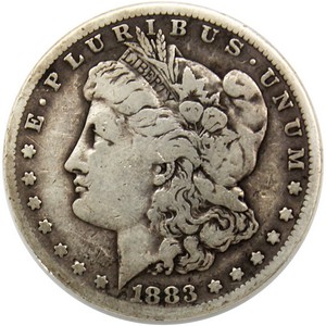 1883 S Morgan Silver Dollar VG/VF Condition 1883 S Morgan Silver Dollar VG/VF Condition