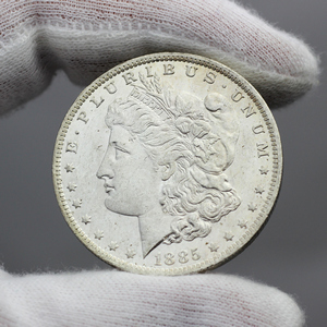 1885 O Morgan Silver Dollar BU Condition