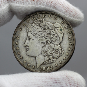 1892 Morgan Silver Dollar VG/VF Condition 1892 Morgan Silver Dollar VG/VF Condition